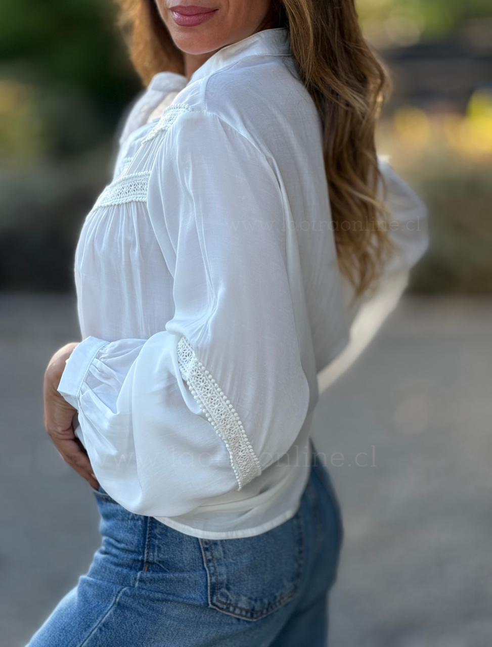 Blusa Atenea blanco