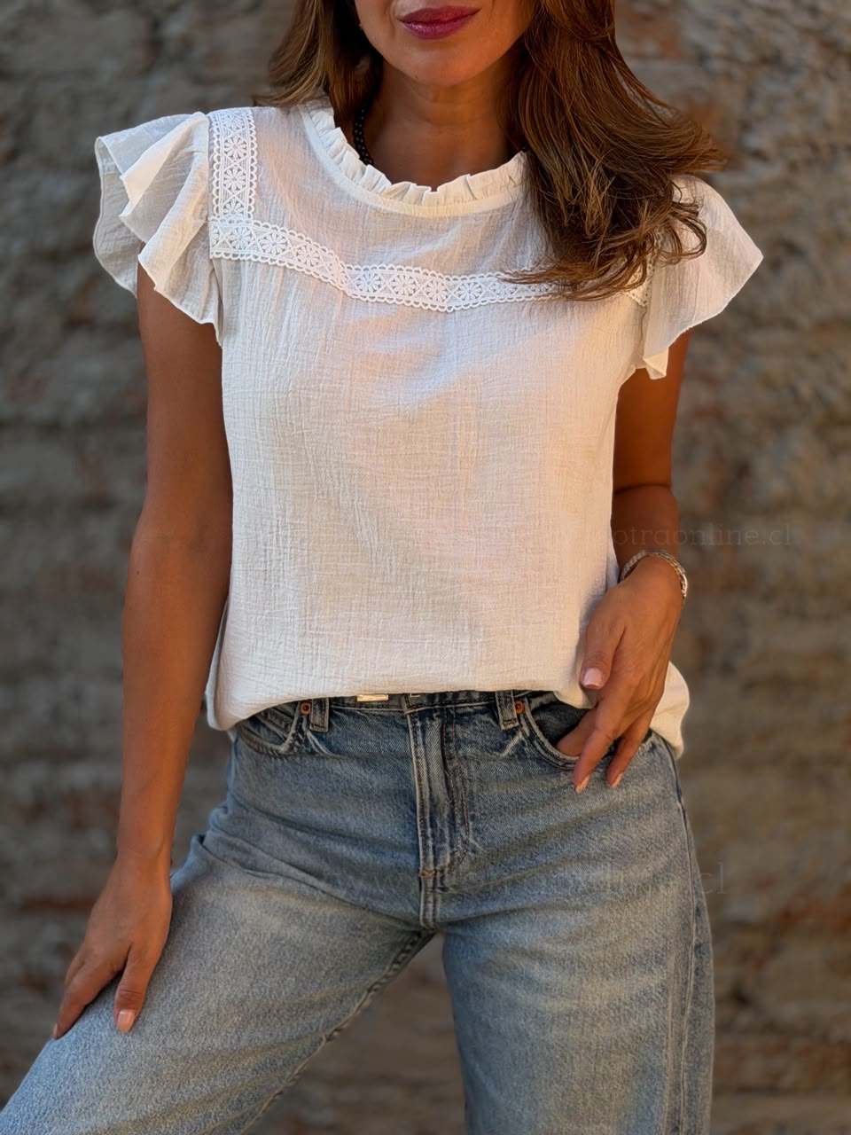 Polera Cala blanco