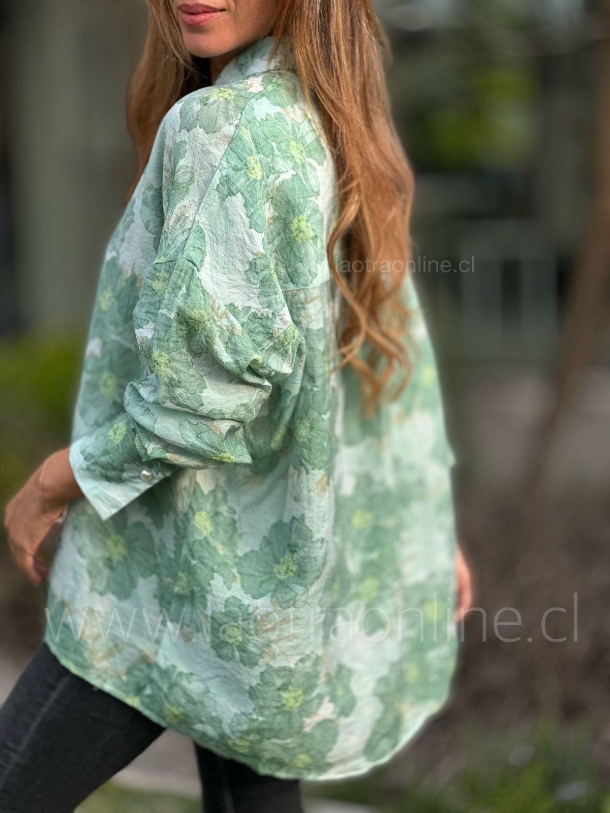 Blusa Denver esmeralda