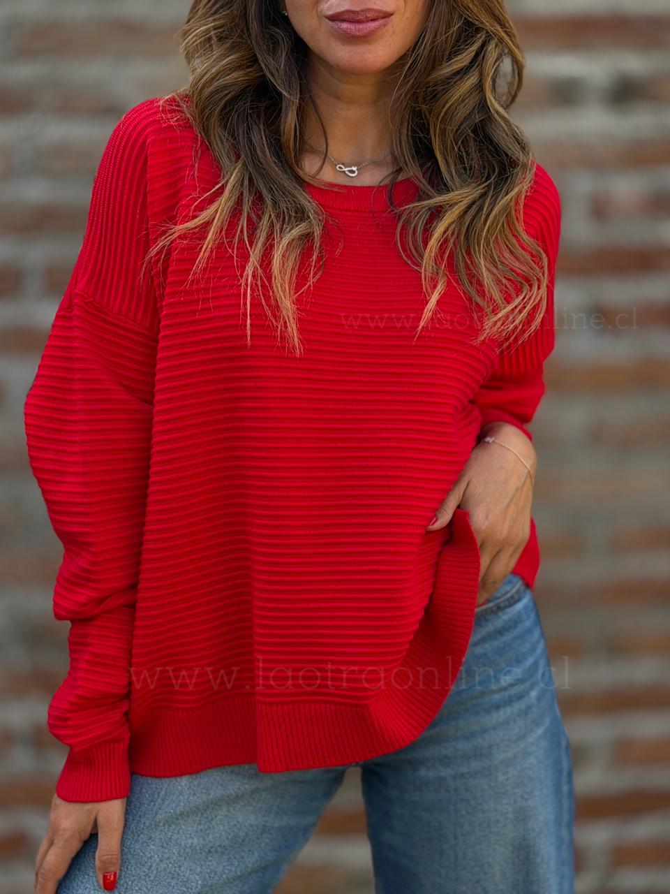 Sweater Siena rojo