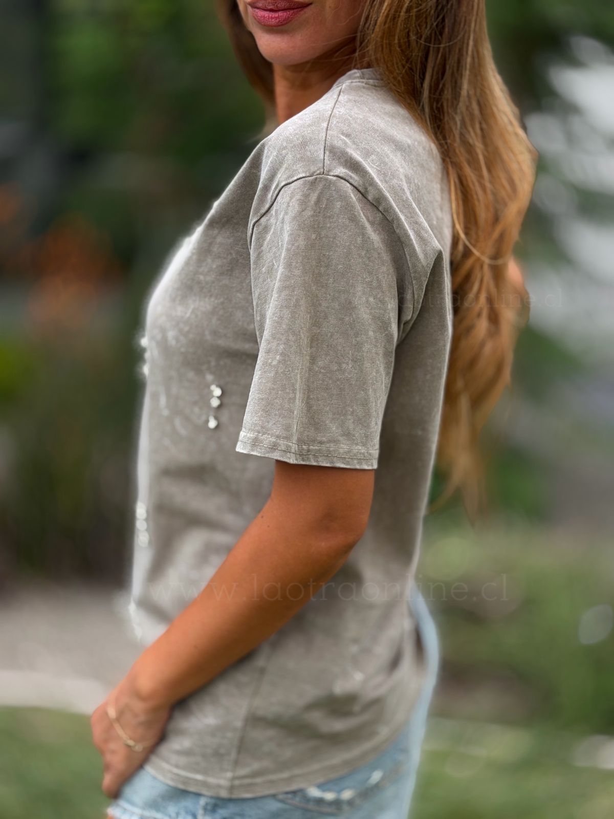 Polera Calgary olivo