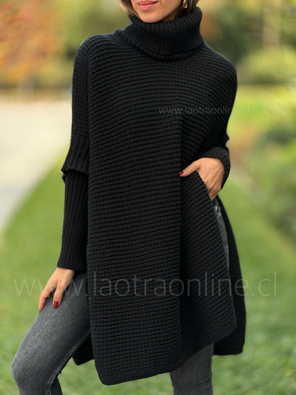 Oversize Capadocia negro