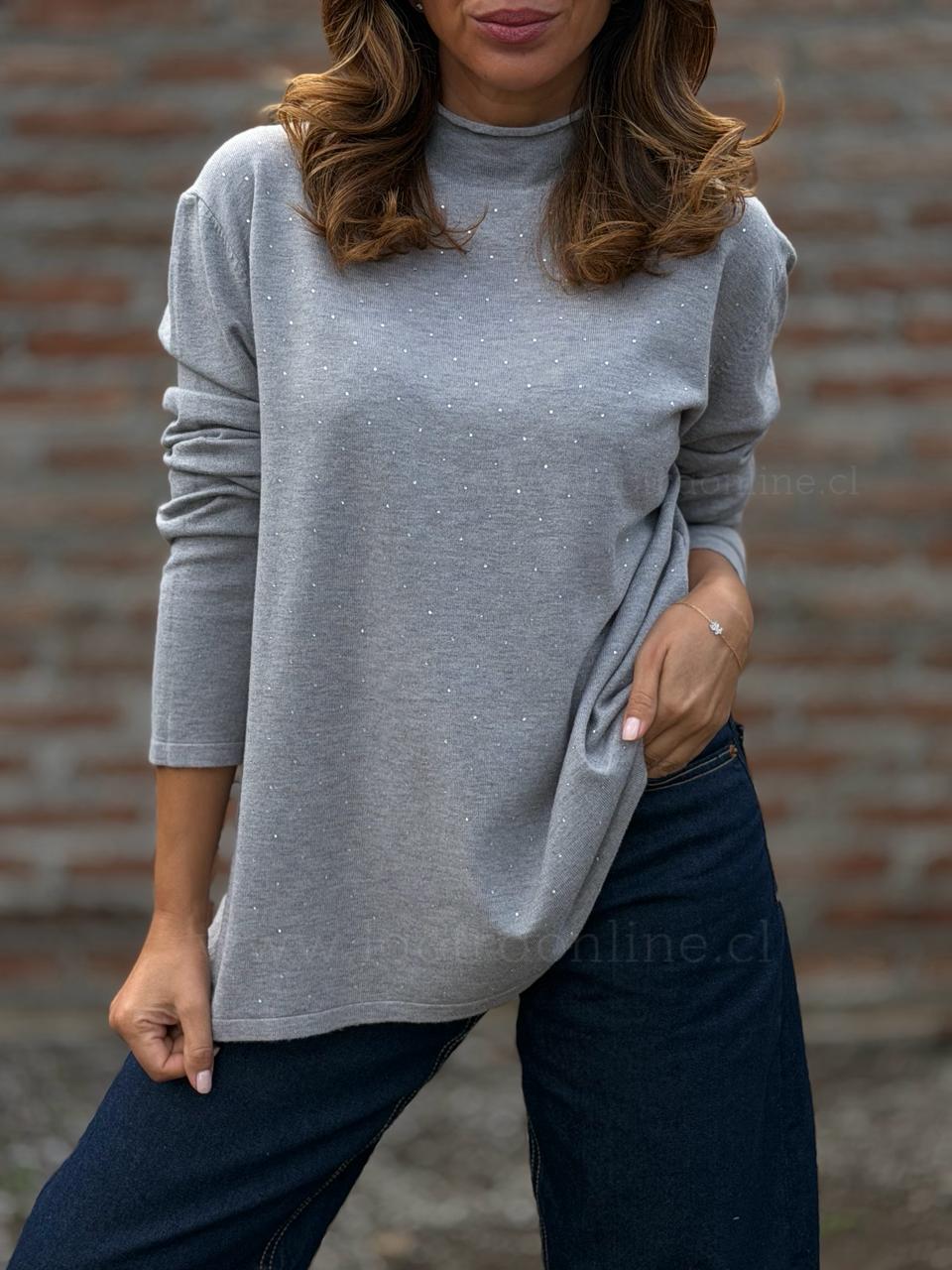 Sweater Glamour gris