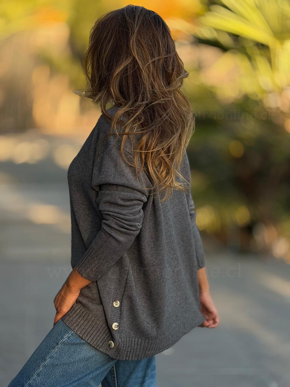 Sweater Summer gris oscuro