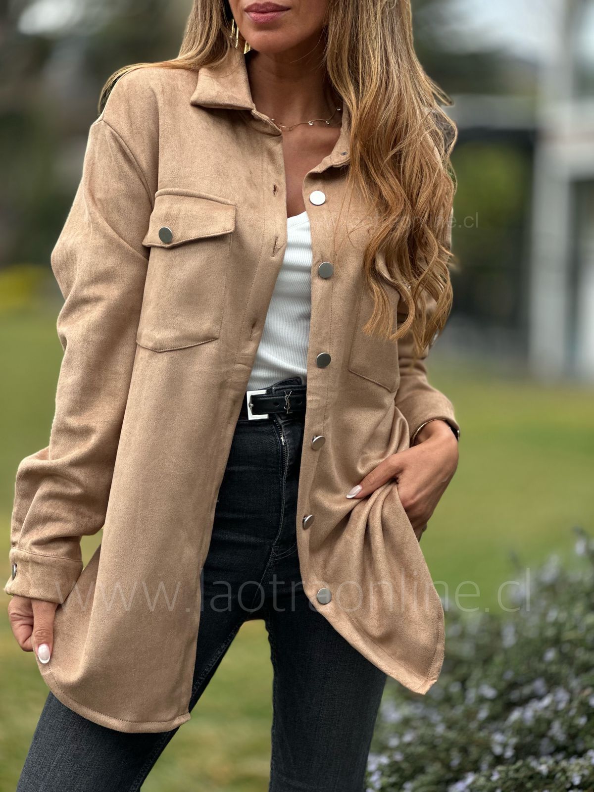 Sobrecamisa Polonia camel