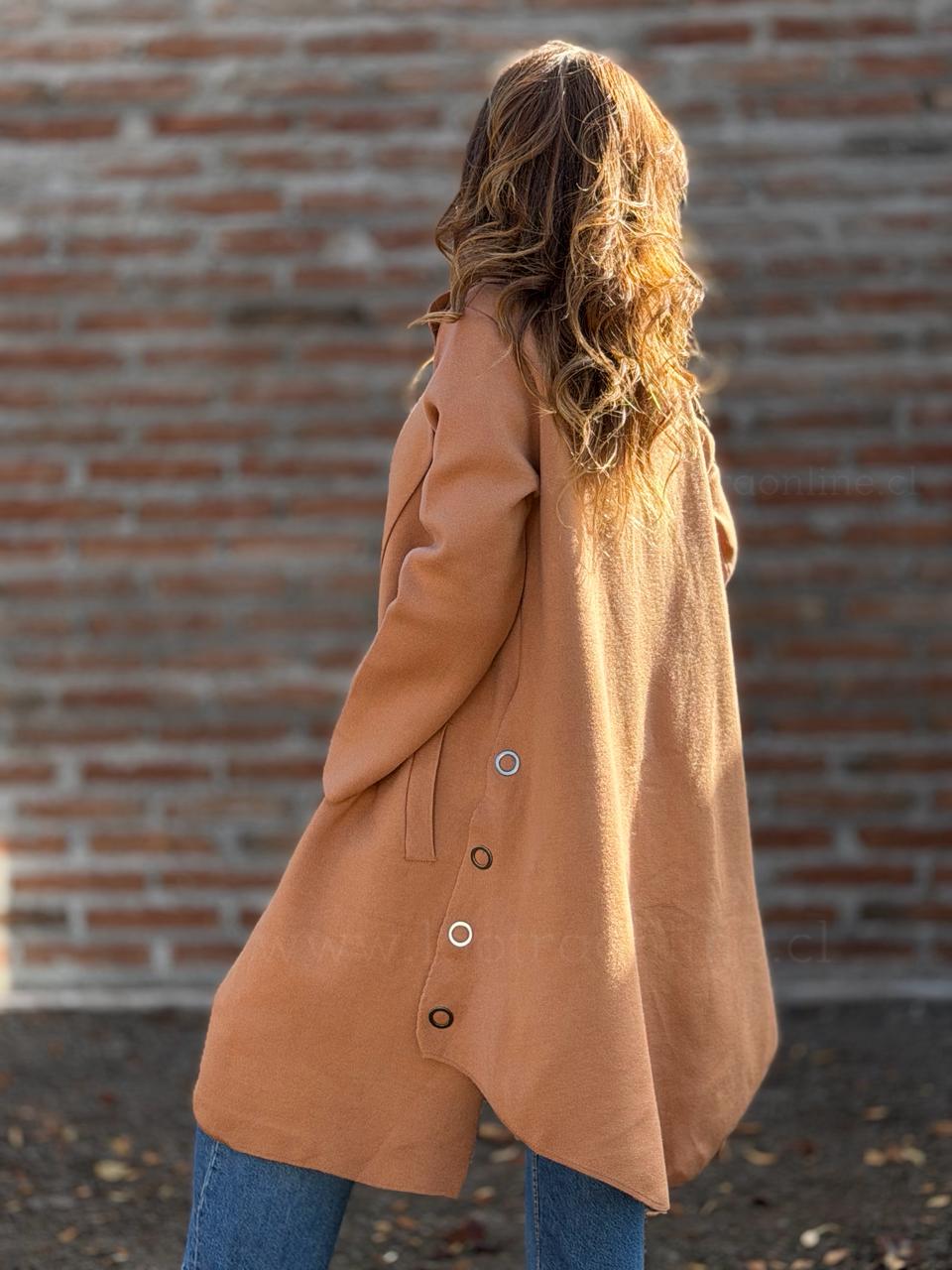 Abrigo Argollas camel