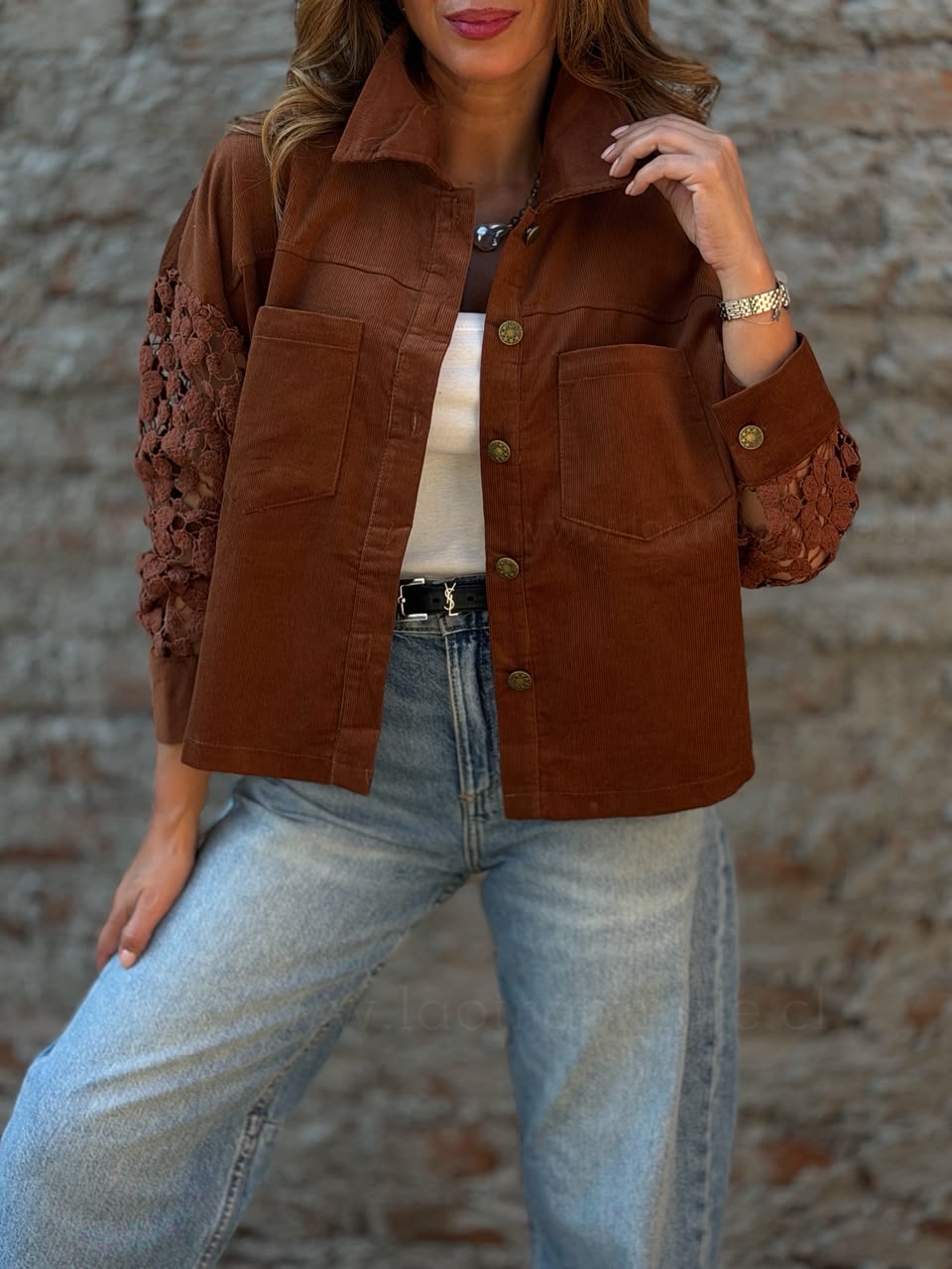 Chaqueta Manga tejida toffe