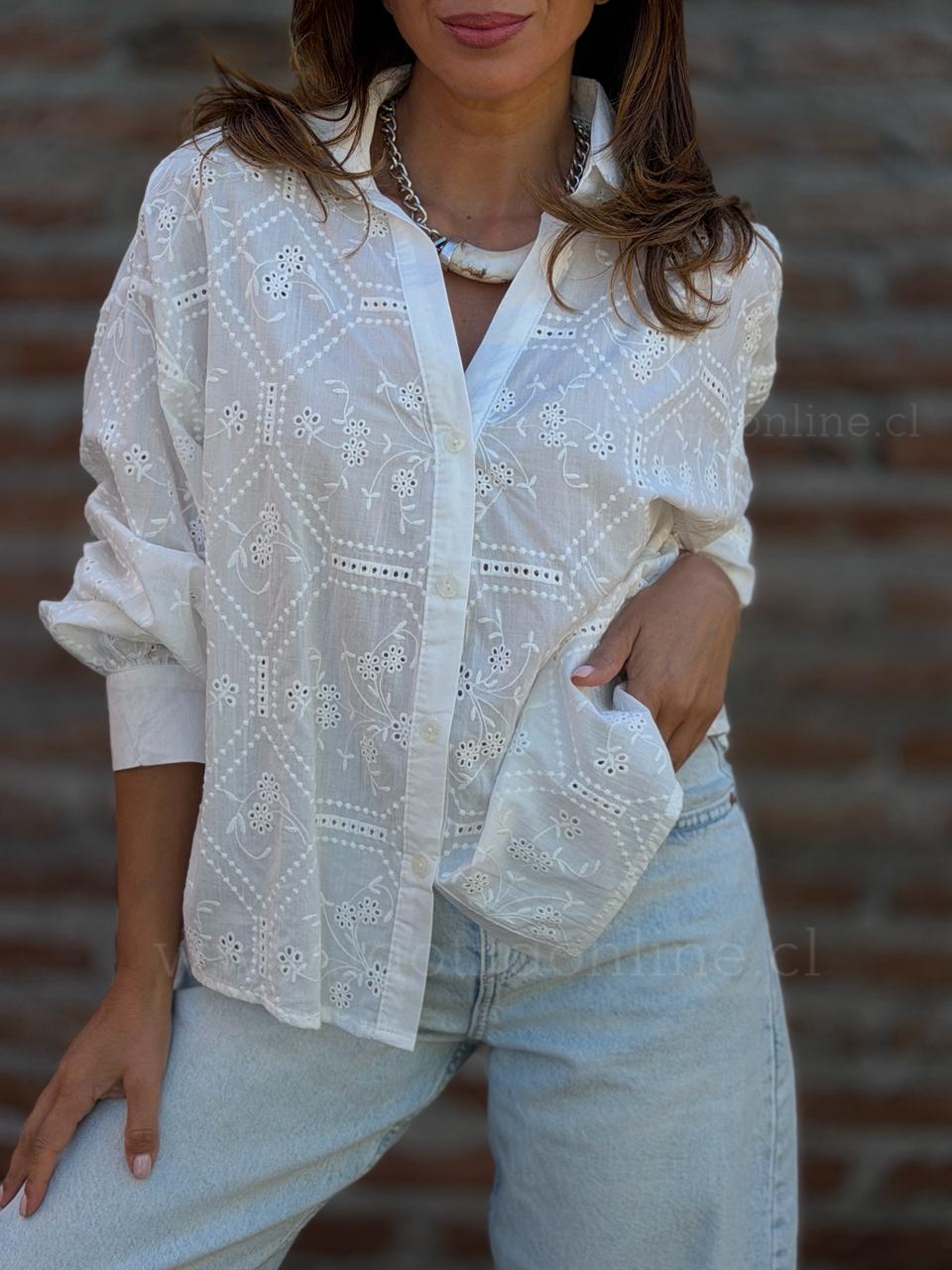 Blusa Bretaña blanco