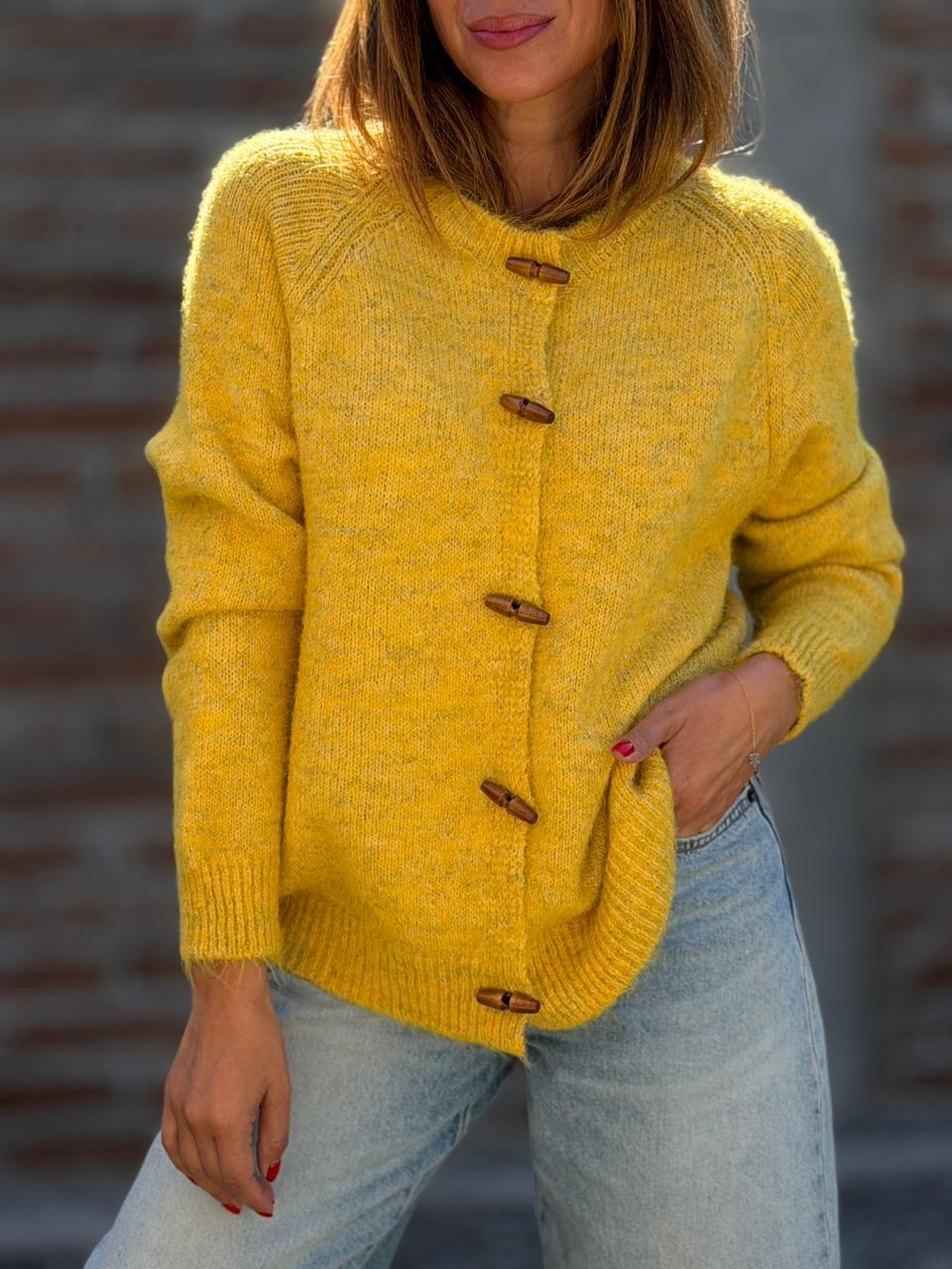 Chaleco París Violette amarillo