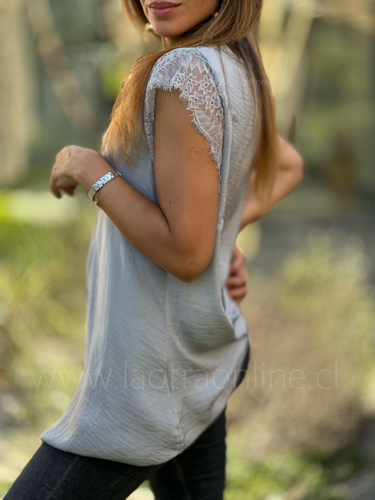 Polera Linda gris