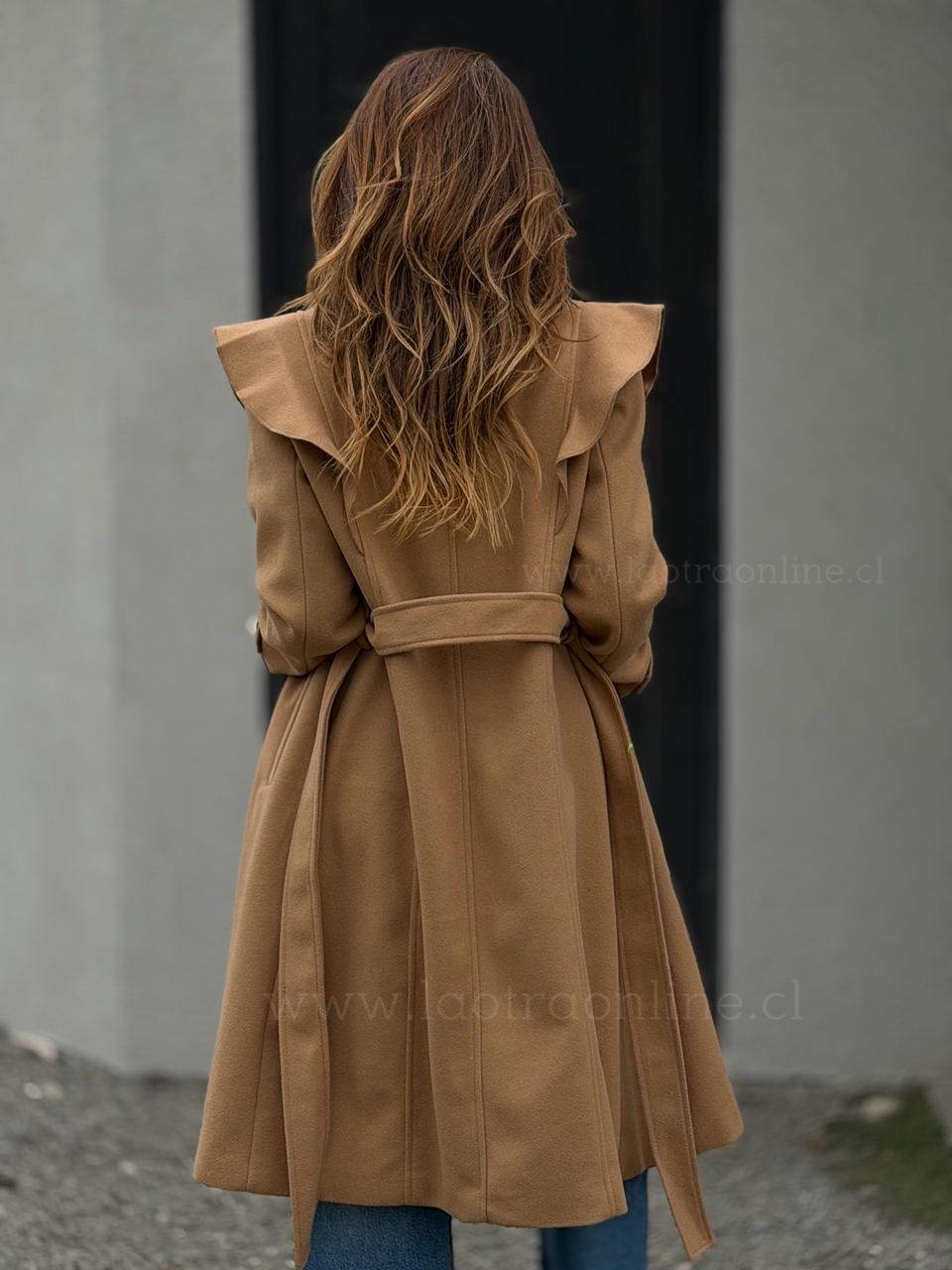 Abrigo Princesa Diana camel
