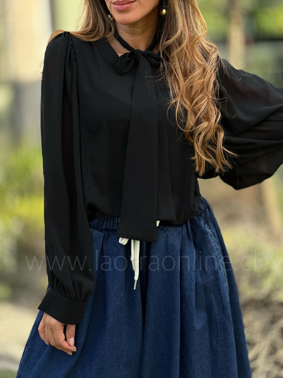 Blusa Belleza negro