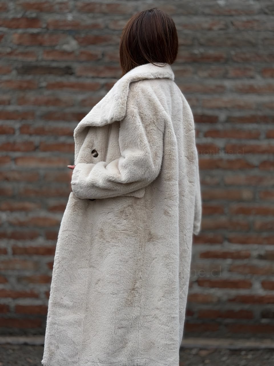 Abrigo Piel Deluxe beige