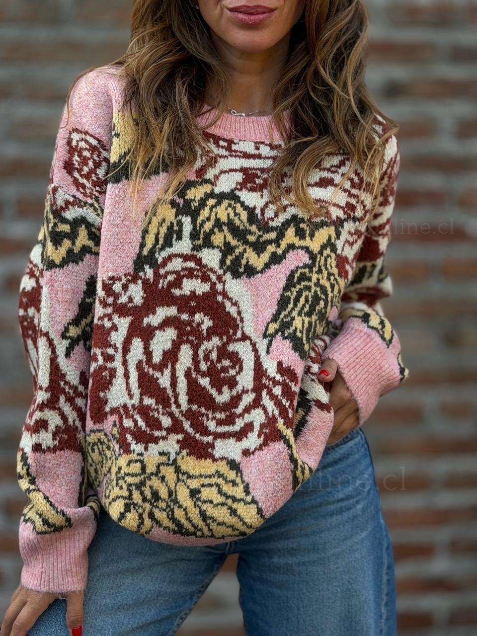 Sweater Violeta rosa