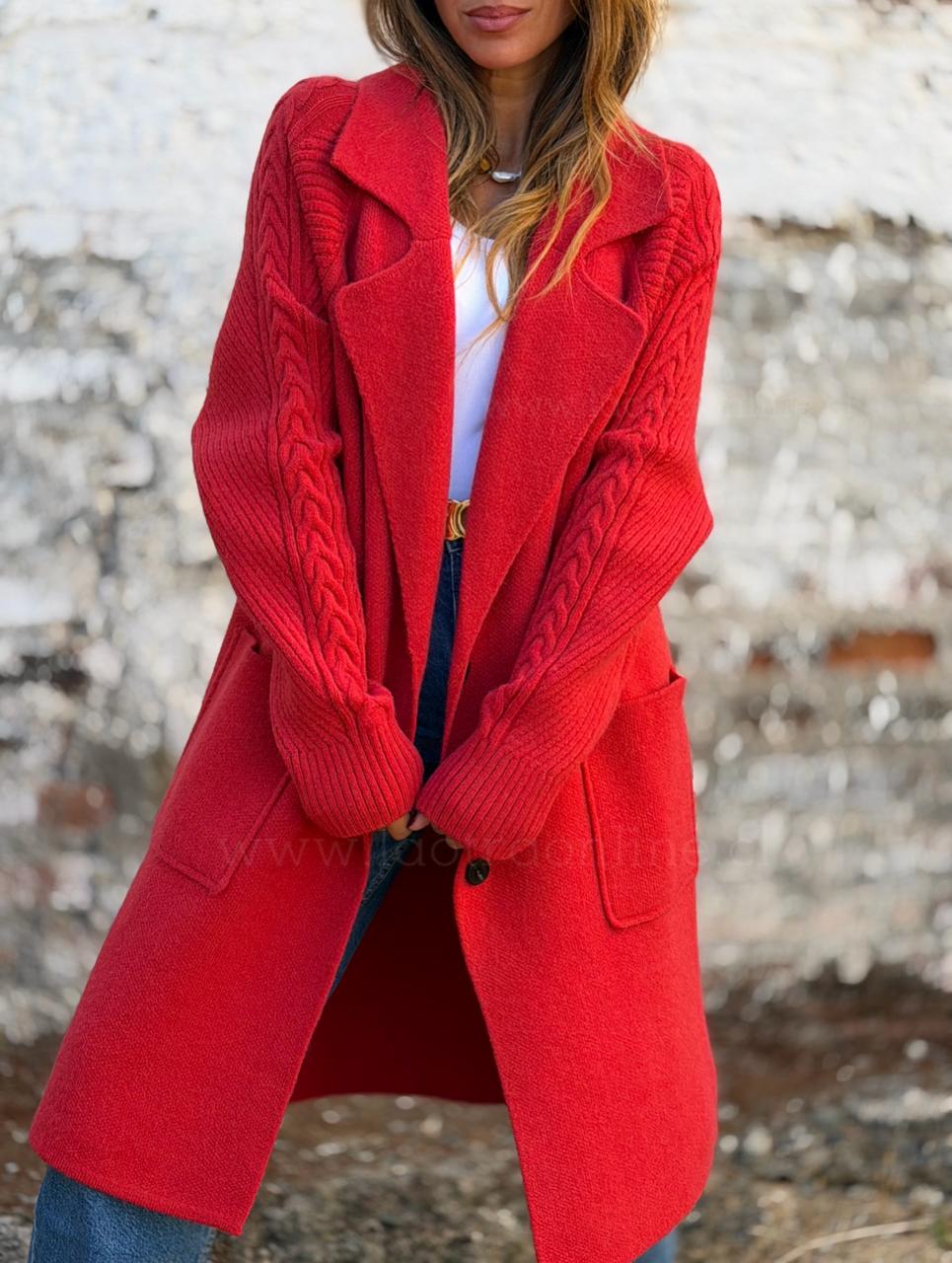 Abrigo Cleopatra rojo