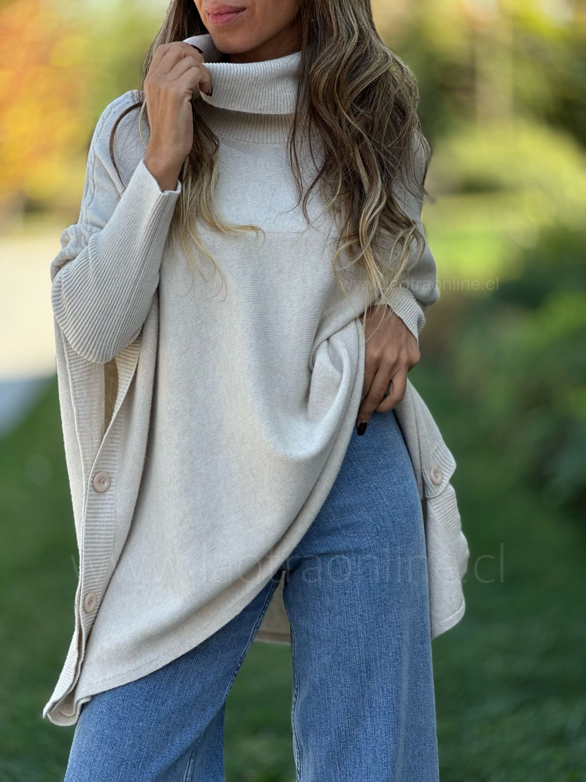 Oversize Magdalena crema