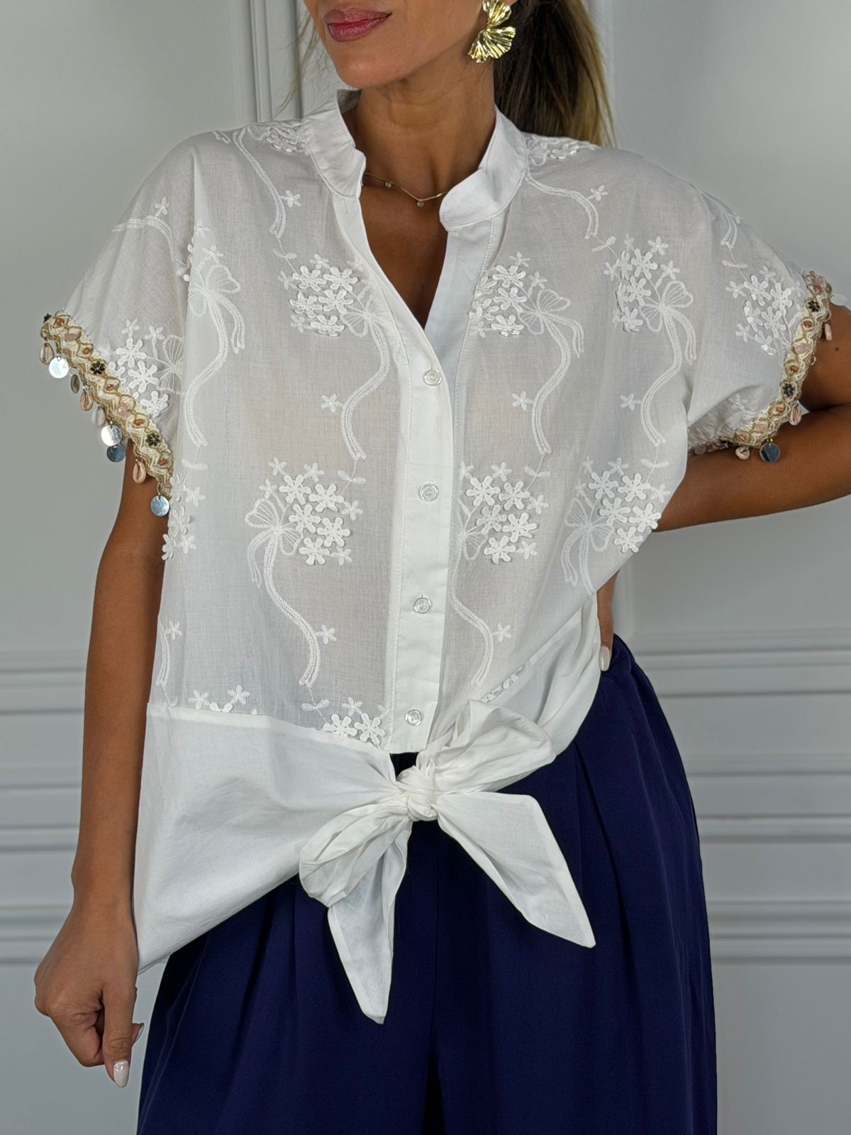 Blusa Vitoria blanco