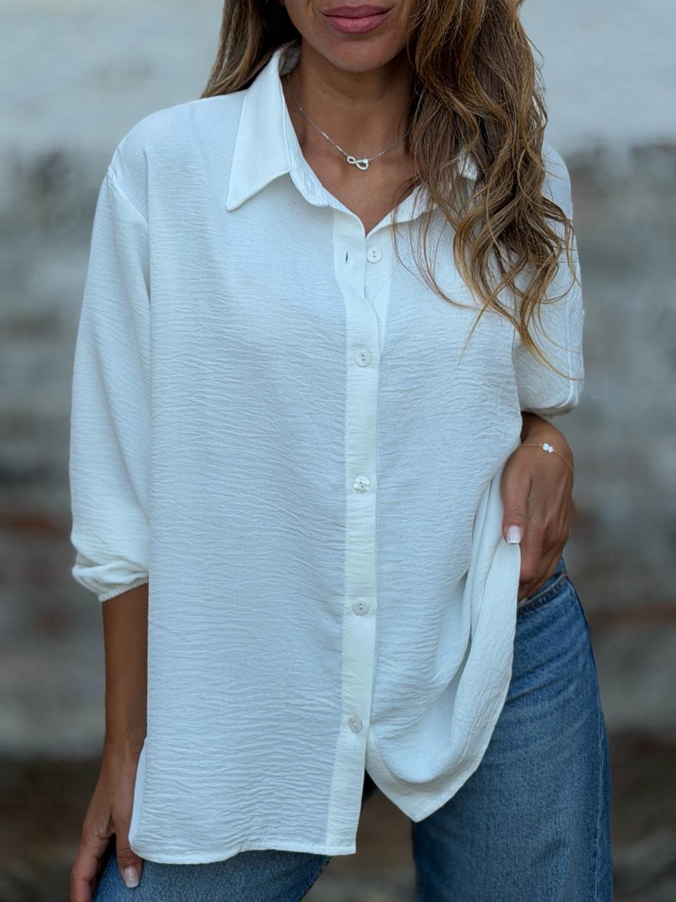 Blusa Polonia blanco