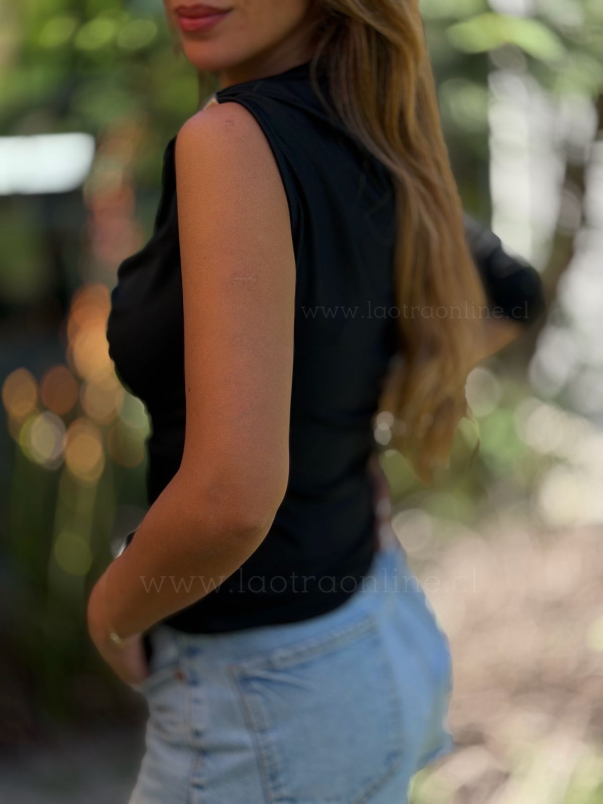 Polera Ángeles negro