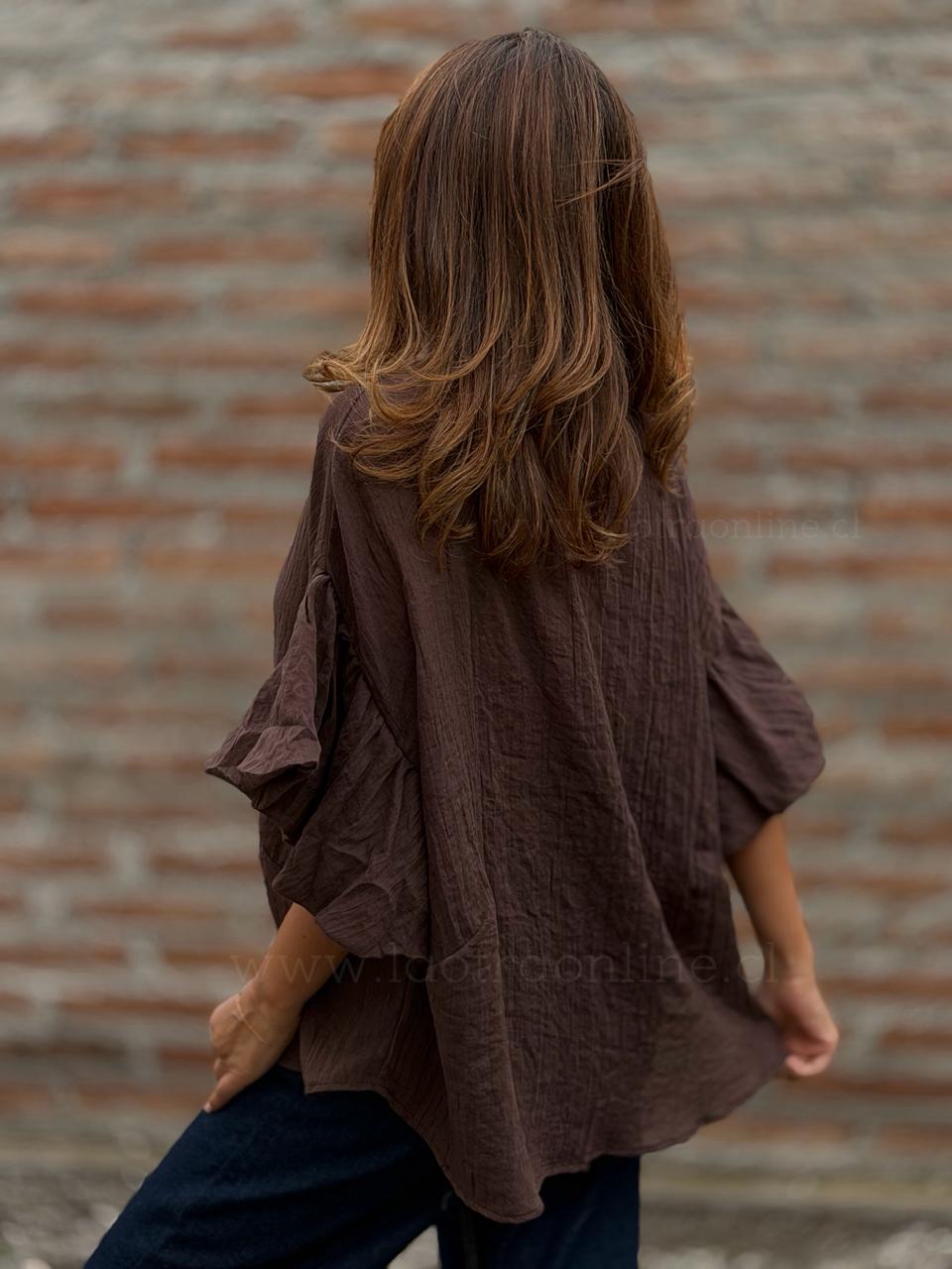 Blusa Encanto marrón