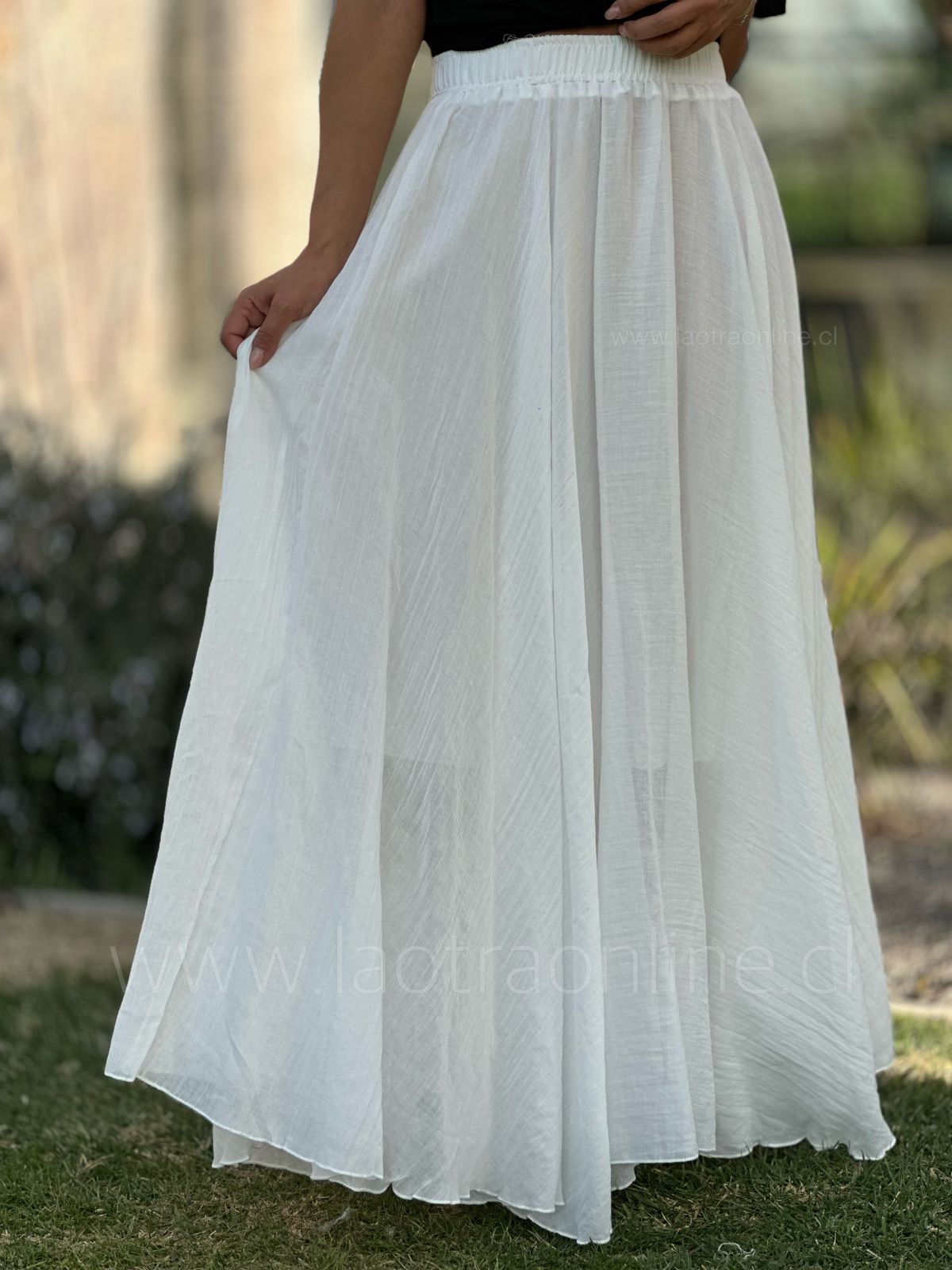 Falda Arizona blanco