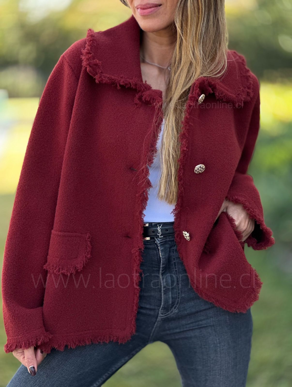 Abrigo Italia cherry