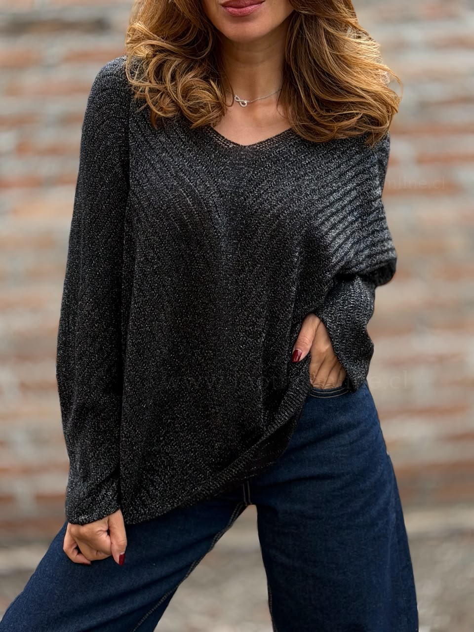 Sweater Nevada negro
