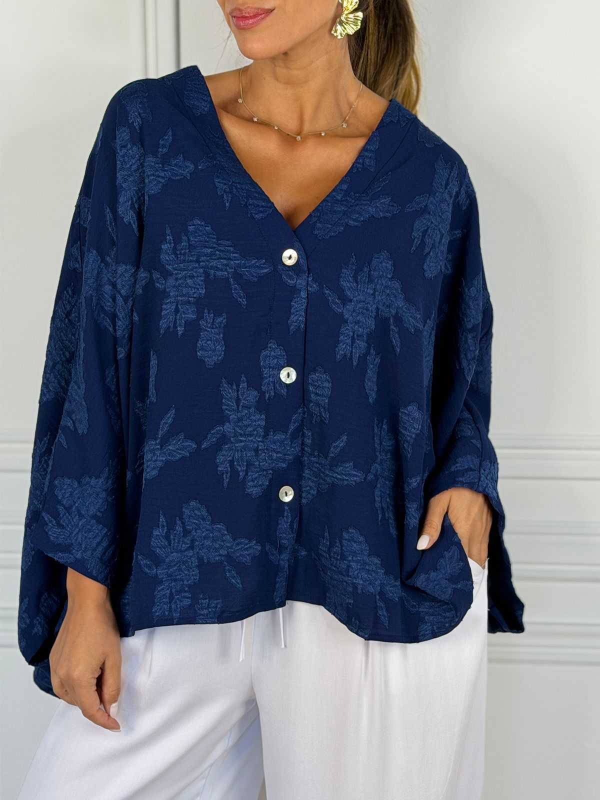 Blusa Florencia azul