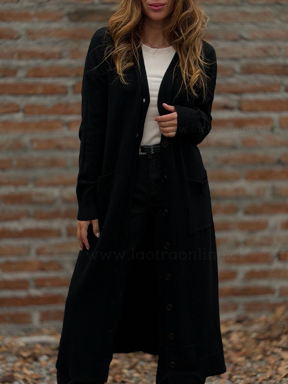 Cárdigan Botones negro