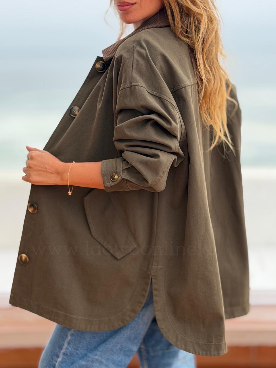 Chaqueta Oporto olivo