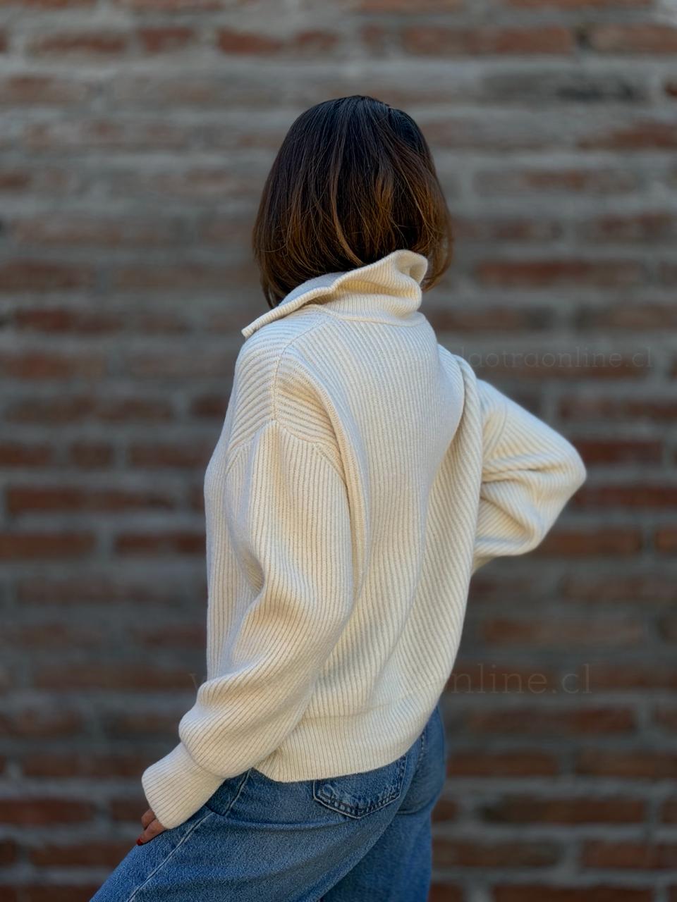 Chaleco Indiana crema