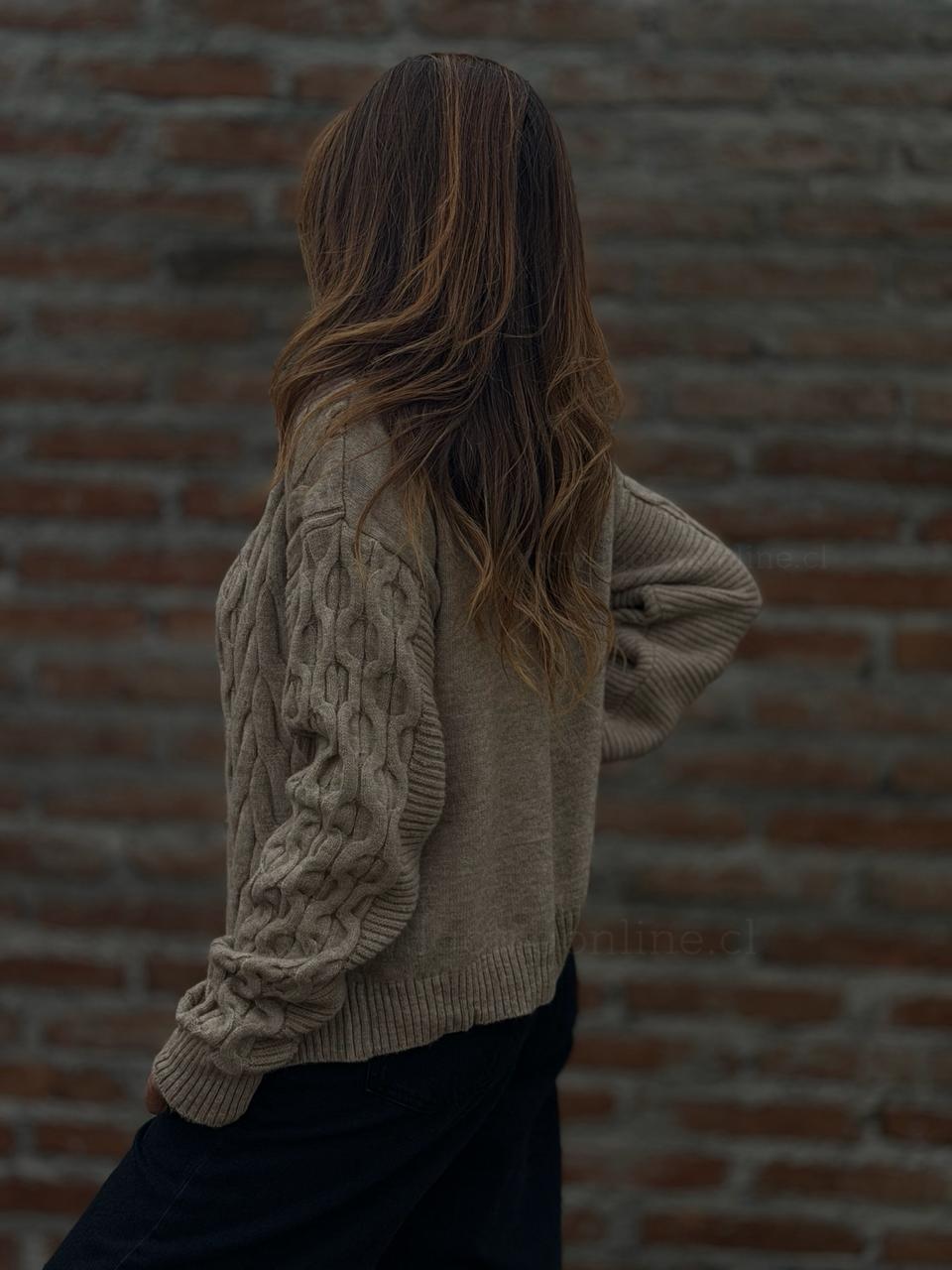 Sweater Panal camel