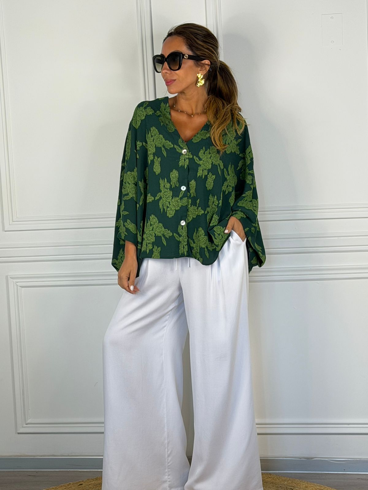 Blusa Florencia verde