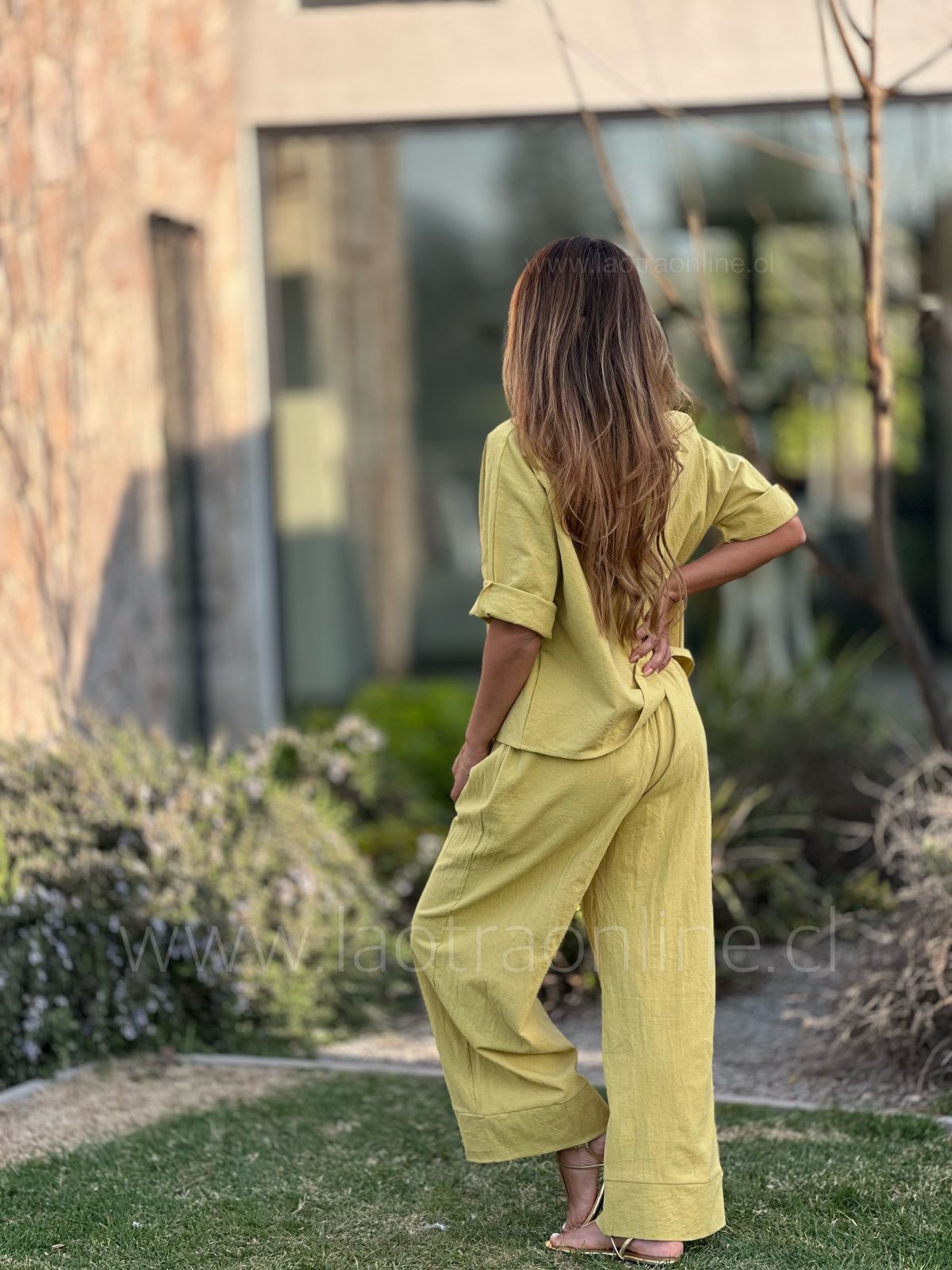 Conjunto Mikonos limón