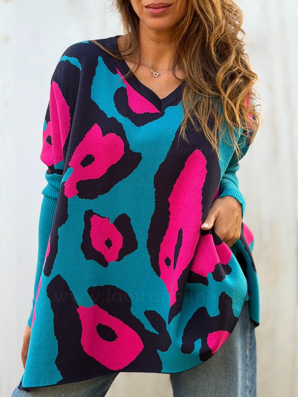 Sweater/Oversize Print Calipso