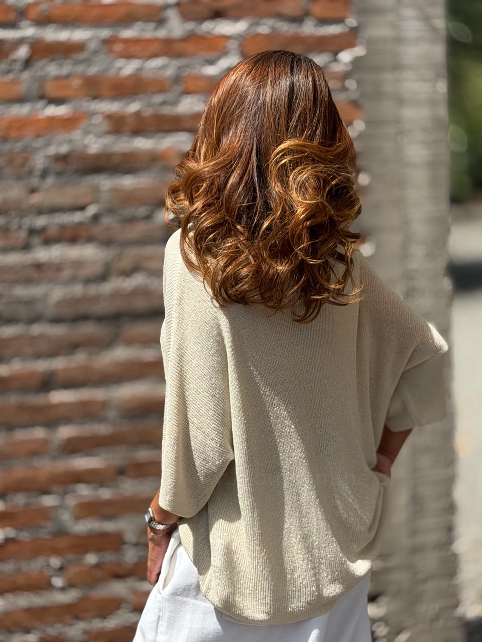 Sweater Glamour dorado