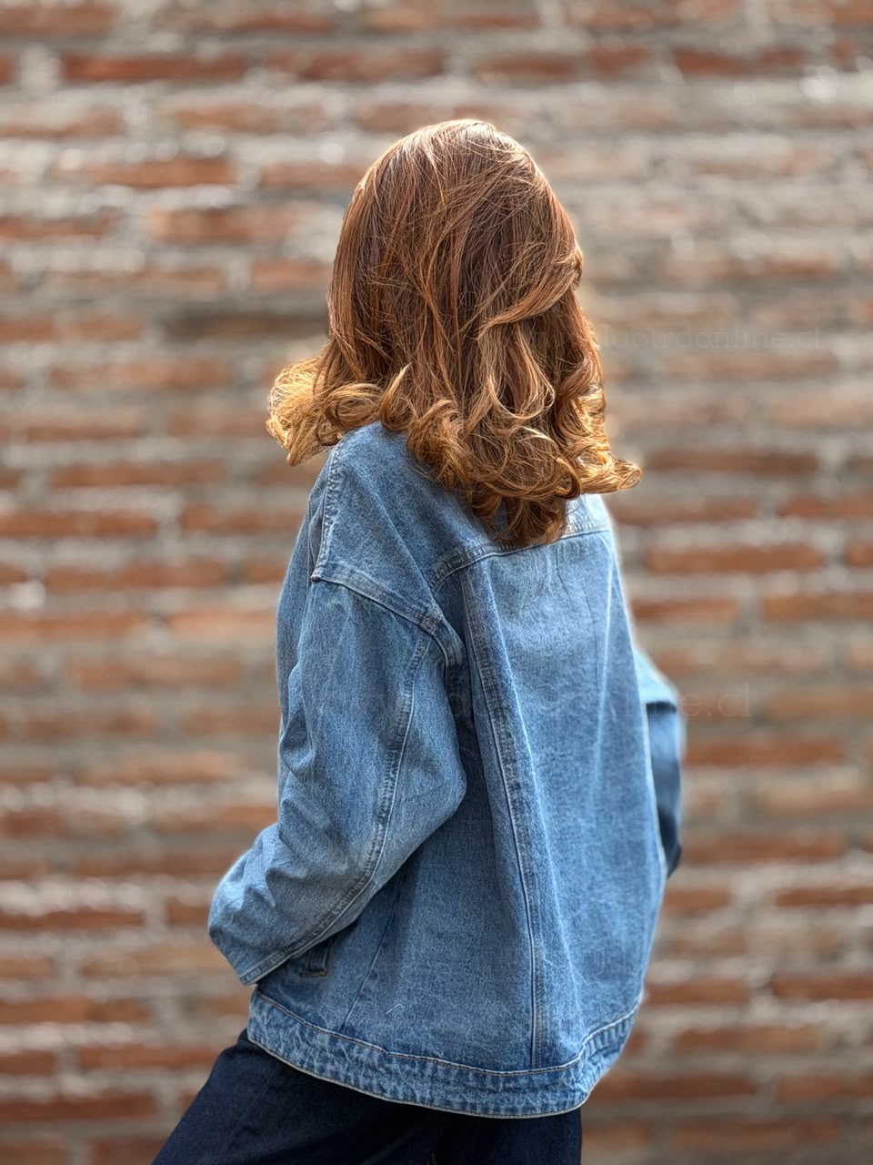 Chaqueta Cuello wow azul