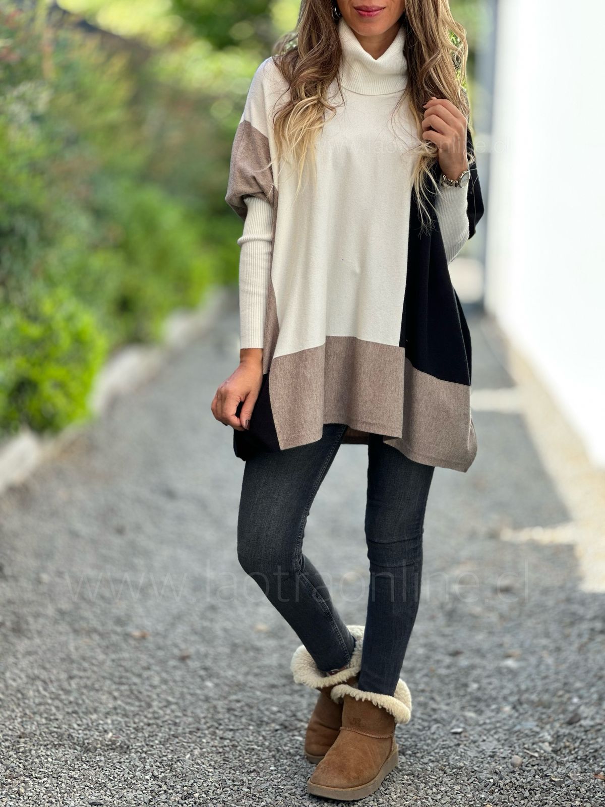 Sweater Formas crema
