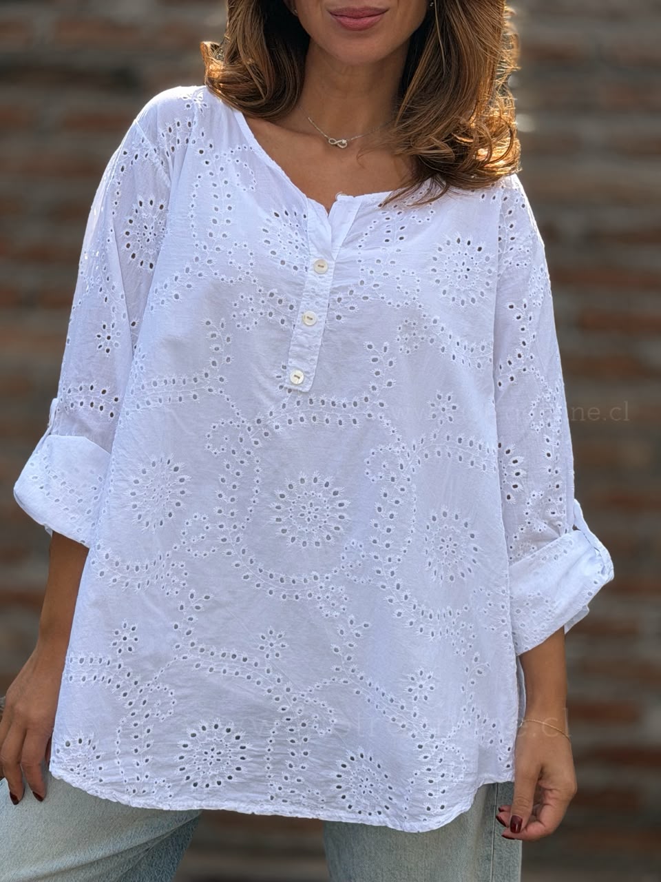 Blusa Italiana Calada blanco