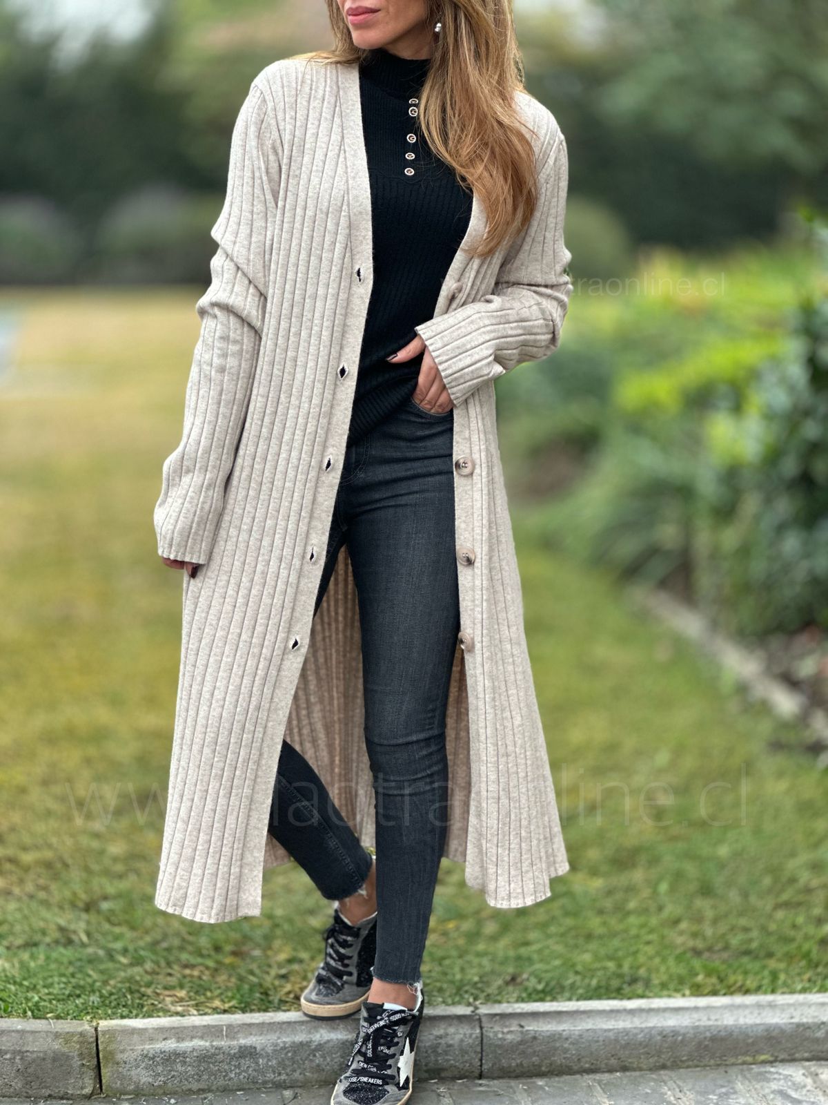 Cardigan París beige