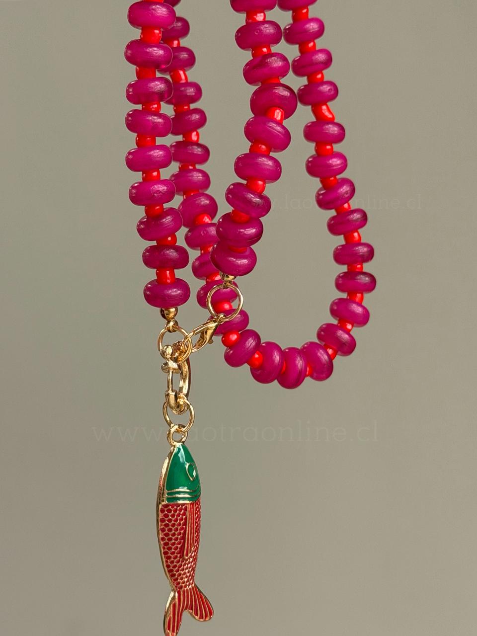 Colgante Aruba fucsia
