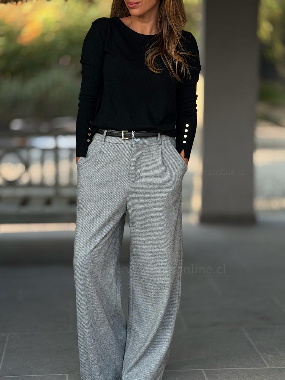 Pantalón Espiga gris