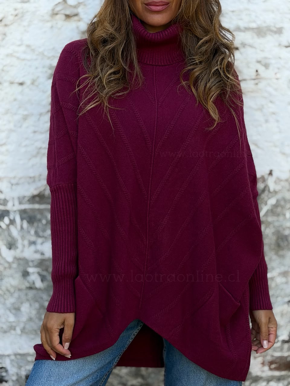 Sweater Amanda cherry