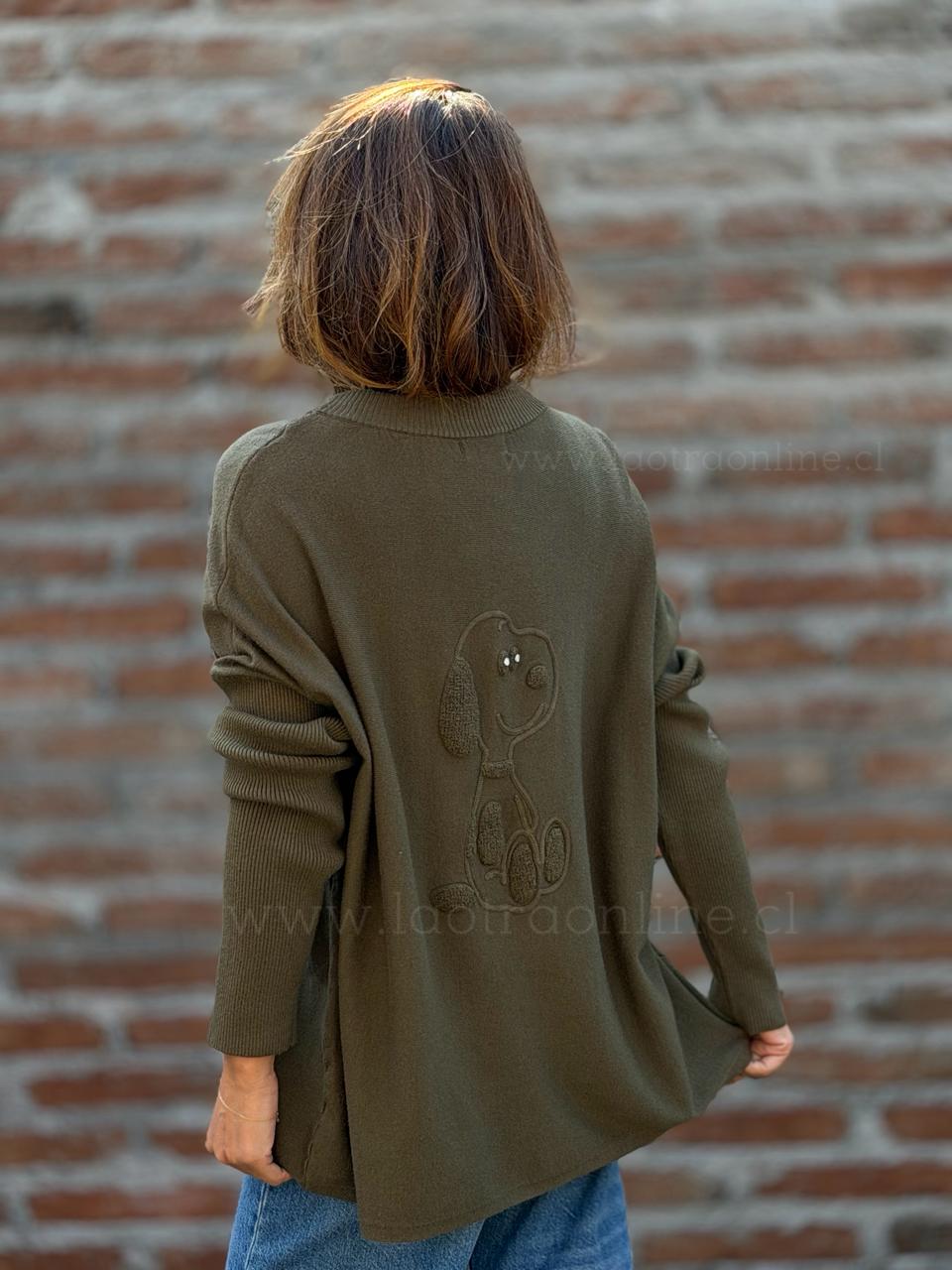 Sweater Snoopy verde