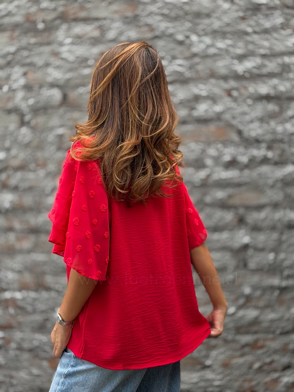 Polera Irlanda rojo