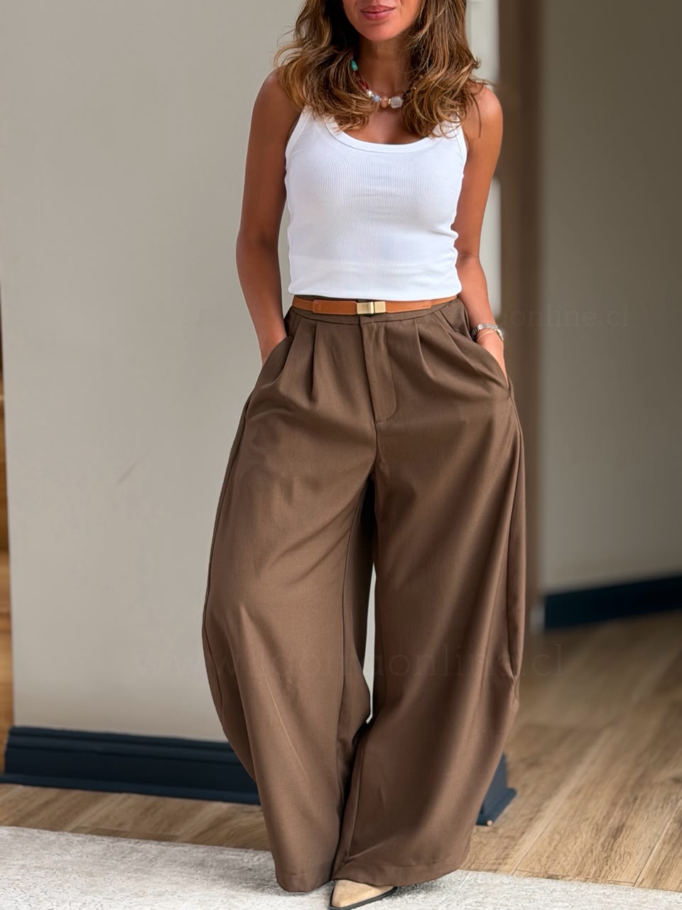 Pantalón Caribe marrón