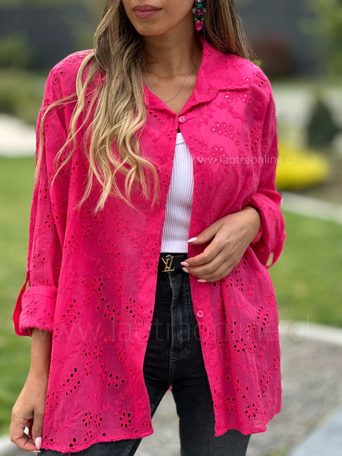 Blusa Madrid fucsia