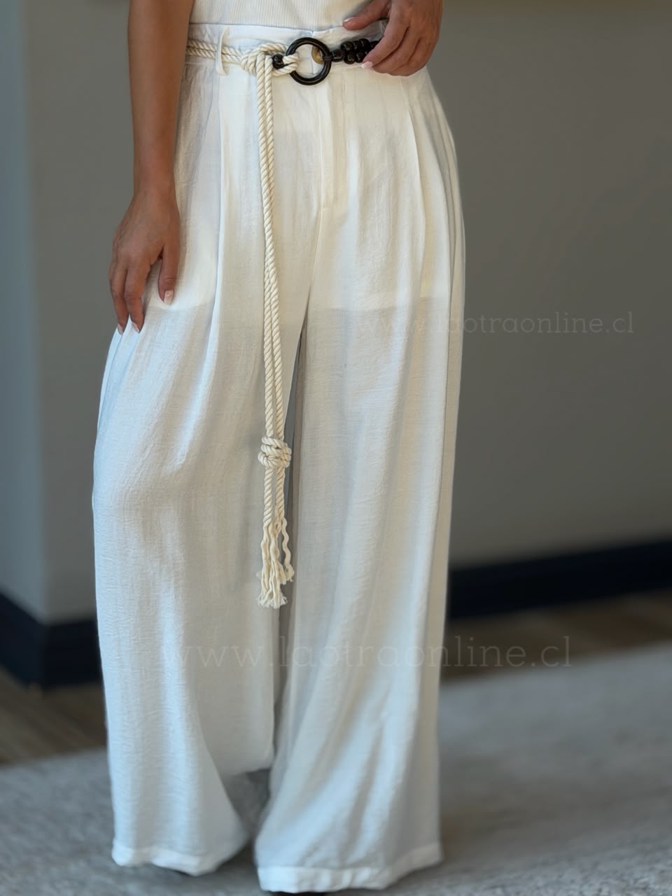 Pantalón Isla blanco