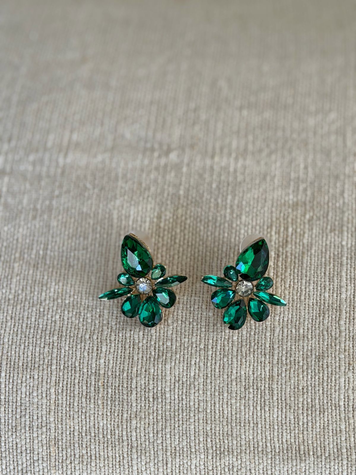 Aros Reluce esmeralda