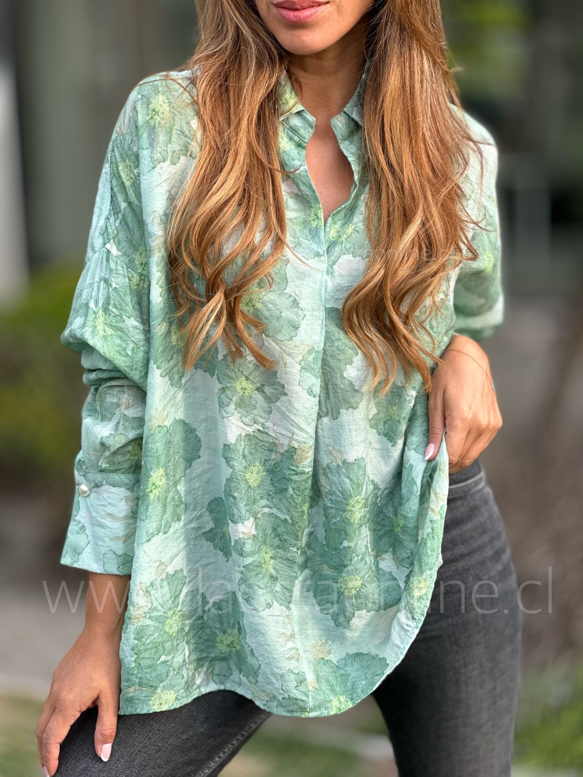 Blusa Denver esmeralda